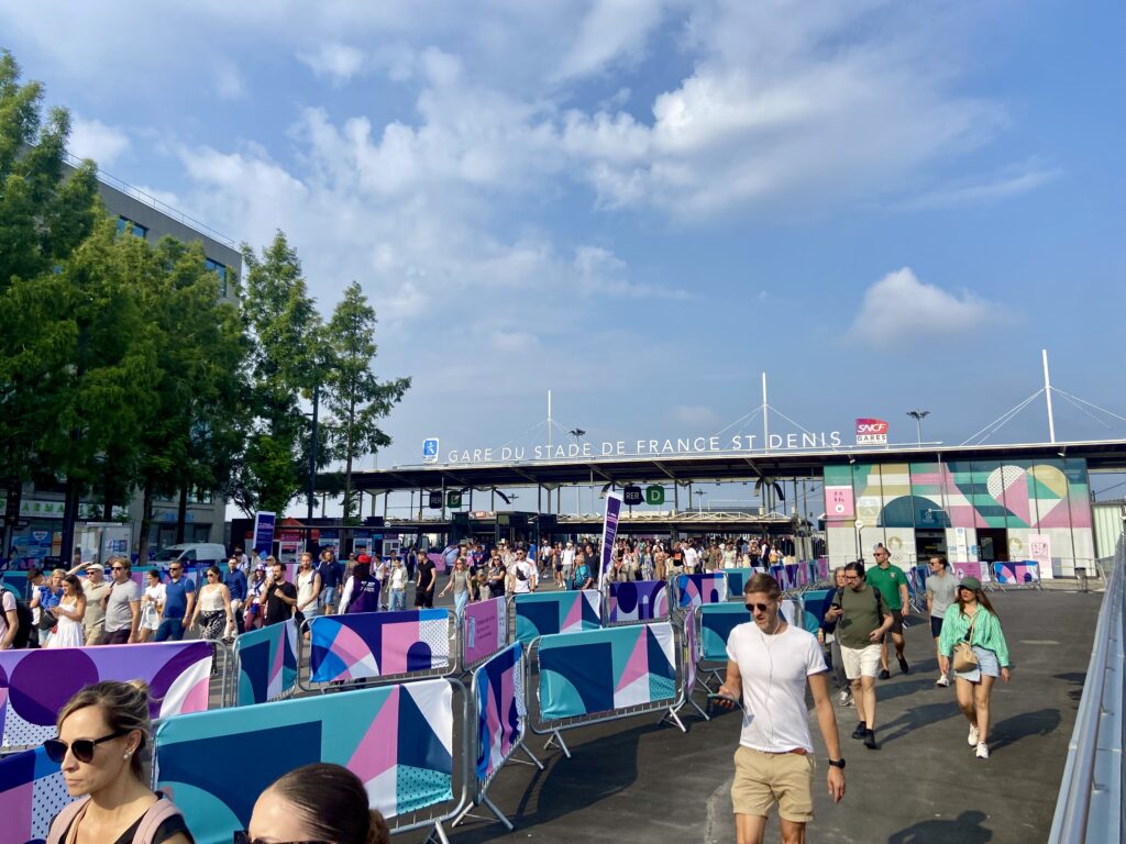 Image of a crowd at the olympics